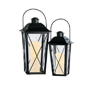 Nuevo farol decorativo de vidrio y hierro para el hogar, color negro mate, tamaño estándar, portavelas hecho a mano, tamaño y forma personalizados - Product Image 3