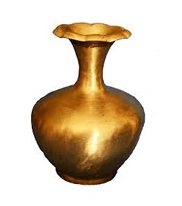 Infuse vibrant warmth and contemporary style Modern Bright Yellow / <b>Mustard</b> Decorative <b>Vase</b> silhouette and a subtle tapered neck - Product Image 3