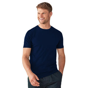 T-shirt à manches courtes personnalisable de haute qualité pour hommes, vêtements décontractés élégants, tissu léger, respirant, coupe confortable, été - Product Image 1