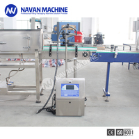 NAVAN Imprimante électrique professionnelle à jet d'encre Machine d'impression de code de lot de date Pompe automatique d'emballage de carton en plastique pour boissons