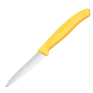 Couteaux à éplucher à manche jaune en acier inoxydable, lame tranchante, couteaux de cuisine pour éplucher les fruits et légumes, pour la découpe, la garniture et la préparation des aliments - Product Image 3