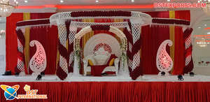 Mandap Mandap คริสตัลแต่งงานแบบดั้งเดิมของชาวฮินดู,Mandap คริสตัลไฟสำหรับงานแต่งงานอินเดีย - Product Image 5