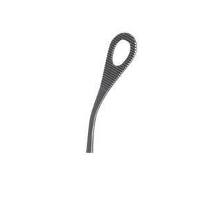 VATS Foerster Forceps Curved Left Oval Serrated Jaws 24cm Working length Overall Length 34cm 12mm Jaw 7mm Shaft -ZETOMEDPRO - Product Image 6