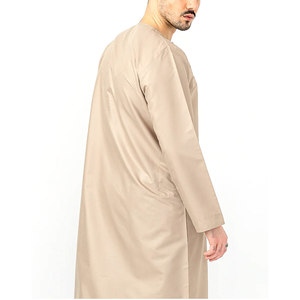<b>Men</b> Juba Muslim Robe Traditional Islamic Clothing Comfortable Modest Loose Fit Breathable Material - Product Image 6