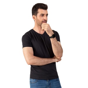 เสื้อยืดสตรีทแวร์ของผู้ชาย250gsm น้ำหนักมากคอกลมเปล่าพิมพ์โลโก้ - Product Image 5