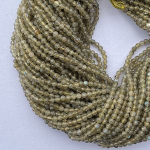 2mm, 3mm Naturel Micro Jaune Labradorite Pierres Précieuses À Facettes Dernière Conception Perles En Gros Usine Prix Du Fournisseur - Product Image 3