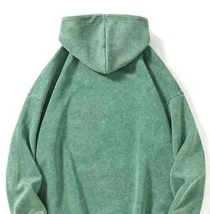 เสื้อฮู้ดบล็อกสีสำหรับผู้ชาย ทรงปกติ ผ้าถักขนแกะ ใส่สบายในฤดูหนาว - Product Image 6