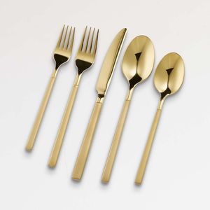 ชุดช้อนส้อมทองคำขายส่งสำหรับโรงแรม ร้านอาหาร งานแต่งงาน ส่งออก - Product Image 3
