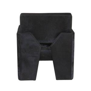 Fauteuil d'appoint moderne en velours capitonné, fauteuil de loisirs à dossier haut, mobilier confortable en tissu pour la maison et l'hôtel - Product Image 4