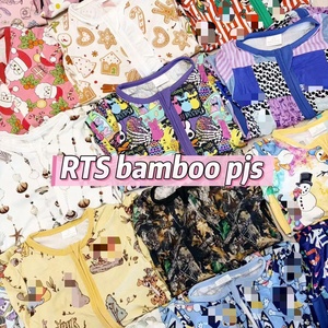 竹製ベビーパジャマ卸売ミステリーボックス子供用ソフト寝間着即納キッズ服 - Product Image 4