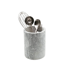Porte-cuillères en marbre naturel de dernière génération pour hôtels et restaurants, utilisation sur table, porte-couverts en marbre poli de qualité supérieure - Product Image 1