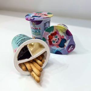 ขนมเด็กขายส่งแบบ OEM บิสกิตแท่งเคลือบช็อกโกแลตนมหวาน บิสกิตแท่งจุ่มซอสช็อกโกแลต - Product Image 3