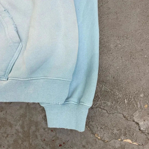 Sweat-shirts à capuche en coton de haute qualité, effet délavé à l'acide, série High Street, style vintage, effet vieilli, pour hommes - Product Image 6
