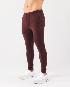 Pantalones Deportivos de Alta Calidad para Hombre, Corte Ajustado, Cintura Alta, para Entrenamiento Deportivo, Invierno, Casual, Moda, Suaves, Lisos, de Algodón Teñido - Product Image 3