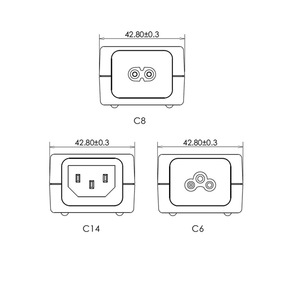 24W 13V 1.85A AC DC Switching <b>Power</b> Desktop <b>Adapter</b> IEC320 C6 - Product Image 3