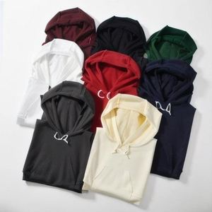 Venta al por mayor de alta calidad 100% algodón polar en blanco de peso pesado sin cuerda Sudadera con capucha de gran tamaño logotipo personalizado bordado impresión sudaderas con capucha - Product Image 1