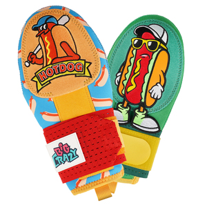 Guantes de Béisbol con Diseño de Perrito Caliente, Ajustables, para Jóvenes y Adultos, Duraderos, para Entrenamiento y Entretenimiento - Product Image 1
