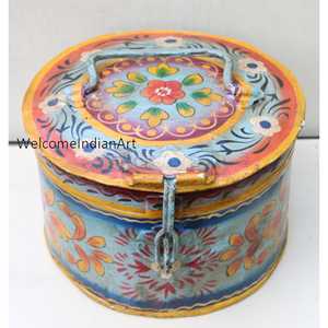 Boîtes de Rangement Décoratives Style Floral Antique Vintage en Fonte Modèle 1 - Product Image 1