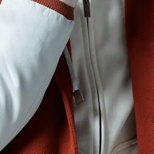 Blouson universitaire pour homme, style urbain, design tendance universitaire avec col montant, en promotion - Product Image 4