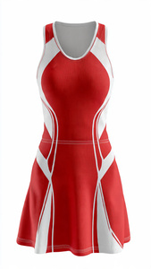 Robes de netball 100% polyester pour femmes, robe de tennis personnalisée par sublimation, robe d'entraînement sportive pour femmes - Product Image 3