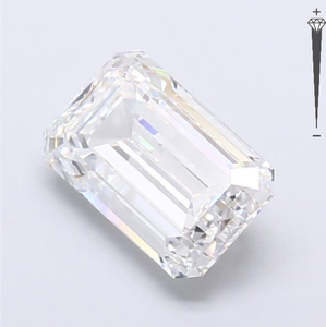 Diamante Cultivado en Laboratorio con Certificación IGI, Corte Esmeralda de 4.09 CT, Color D, Claridad IF, CVD LG 735532560 ROYAL GEMS para Joyería - Product Image 2