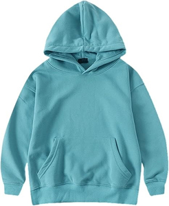 Fashion Acid Wash Solid Hooded Fleece Winter Kids <b>Boys</b> Tracksuit Set Pullover Pant Joggers Eco-Friendly - Product Image 4