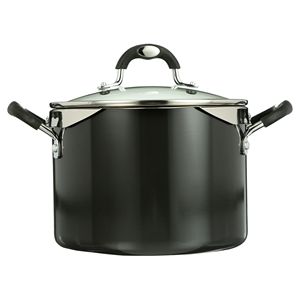Pentola per Pasta da 6 Quarti con Chiusura e Scarico, Grigio Antracite, in Alluminio Ecologico con Doppi Manici - Product Image 4