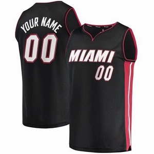 Camisetas Deportivas NBA de Baloncesto Americano, de Alta Calidad, Baratas, Estampadas y Cosidas, de los Jugadores de Miami, al por Mayor - Product Image 4