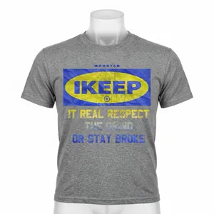 เสื้อยืดกราฟิกผ้าฝ้ายวินเทจทรงโอเวอร์ไซส์ แขนสั้น คอกลม สไตล์สตรีทแวร์ สำหรับผู้ชาย - Product Image 2
