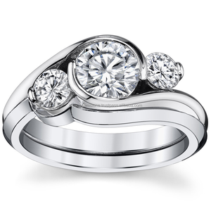 Anillo de Compromiso de Plata de Ley 925 con Corte Redondo y Diamante, para Mujeres Modernas, Certificado IGI, Claridad VVS, Joyería de Regalo - Product Image 5
