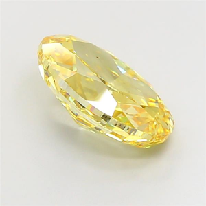 Diamant de laboratoire CVD certifié, taille ovale, jaune intense et vibrant, pierre précieuse lâche, chef-d'œuvre de joaillerie de créateur haut de gamme - Product Image 6