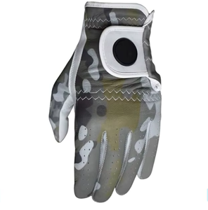 Gants de golf en cuir Cabretta souple de qualité supérieure, ajustement personnalisé, polyester antidérapant, couleur blanche, nouveau design, personnalisation de la marque - Product Image 4