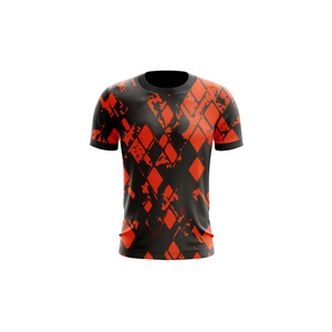 เสื้อยืดกีฬาผู้ชาย โพลีเอสเตอร์ ระบายอากาศได้ดี เสื้อออกกำลังกาย สปอร์ตแวร์สั่งทำ โรงงาน OEM - Product Image 1