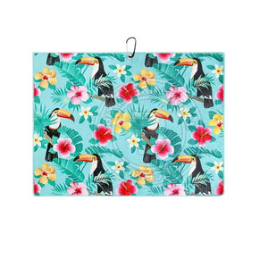 ผ้าขนหนูวาฟเฟิลกอล์ฟสีพื้นคุณภาพพรีเมียม น้ำหนักเบา แห้งเร็ว สำหรับขายดีที่สุด - Product Image 3