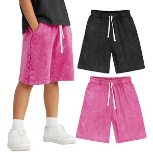 Breathable Casual Men Gym Casual Shorts Wholesale Custom Blank Sports Acid Wash Knee Length Summer for Men - Product Image 1