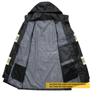 Chaqueta de Seguridad de Alta Visibilidad con Franjas Reflectantes, Tejido de Secado Rápido, Construcción Ligera, Ropa de Trabajo, Ropa Utilitaria para Exteriores - Product Image 5