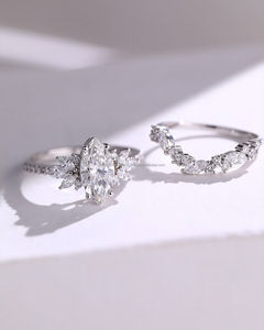 IGI/GIA Lab Grown Cut Diamond Vintage 14k jaune mariage/bague de fiançailles unisexe or blanc fin pour anniversaire fête-digne - Product Image 2