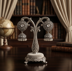 DIVYORO <b>SILVER</b> JHUMKA <b>EARRINGS</b> - Product Image 2