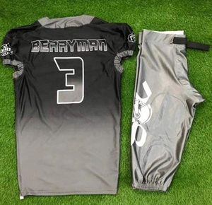 Uniforme de Fútbol Americano de Alta Calidad, Nuevo Diseño Personalizado, Uniforme de Fútbol Americano en Venta, 100% Poliéster, Conjunto de Fútbol Americano - Product Image 4
