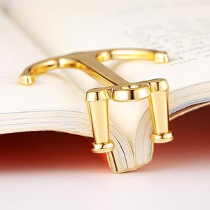 Creative Metal <b>Bookmark</b> Book Page Holder Elegant Page Marker for Home Office School - Product Image 2