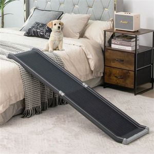 Rampa Pieghevole Portatile in Plastica per Animali Domestici con Telaio in Acciaio per Interni - Product Image 6