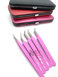 Pinzas antiestáticas de alta temperatura con puntas rectas y finas para un manejo preciso, agarre perfecto, color personalizado - Product Image 2