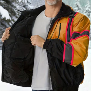 Veste d'hiver haute visibilité, écologique, coupe-vent, imperméable, avec LED clignotante, trois poches, réfléchissante, pour adulte - Product Image 2