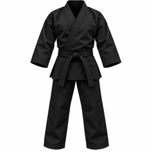 Kimono de karaté personnalisé, uniforme d'arts martiaux, tenue de judo, taekwondo, entraînement, avec ceinture - Product Image 2