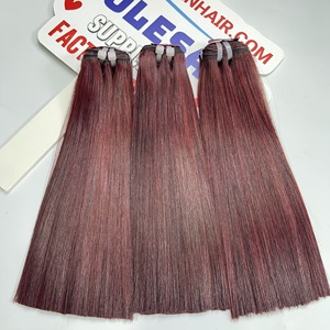 Extensiones de Cabello Liso Virgen Remy Vietnamita Thanh Hair en Oferta, Doble Trama, Colores Más Oscuros, 100g, Gran Stock, Envío Inmediato - Product Image 2