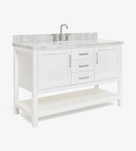 Gabinete de Baño Rebekah de 55 Pulgadas con Lavabo Individual, Solo Gabinete, 3 Opciones de Acabado, Venta al Por Mayor, Fábrica en Vietnam - Product Image 2