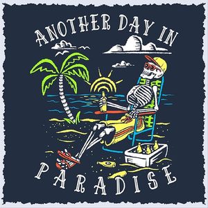 Camiseta de manga larga Another Day in Paradise Tropical Beach - Product Image 5