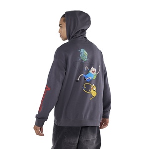 Pull à capuche en coton mélangé pour hommes, sweat-shirt à épaules tombantes avec logo personnalisé et sérigraphie pour l'hiver, en vente - Product Image 3