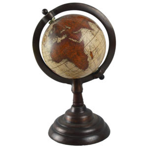 Meilleur globe terrestre décoratif avec finition noire et peinte, design de carte du monde, pour la maison et la chambre à coucher - Product Image 5