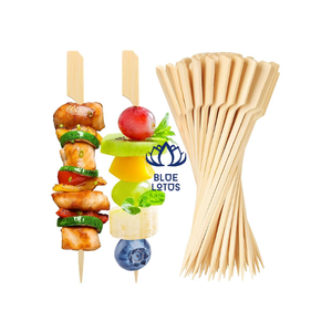 Brochettes en bambou naturel très demandées, résistantes à la chaleur, lisses et solides, pour barbecue, viande, fruits de mer, poulet, kebab, écologiques - Product Image 1
